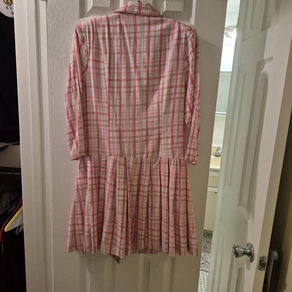 Alexia Admor | Pink Plaid Blazer Dress - Picture 4 of 4